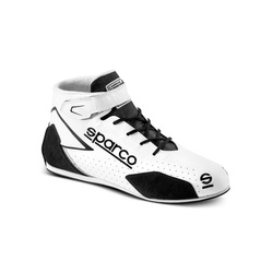 Sparco Italy PRIME R Racing Shoes White Black FIA White Black