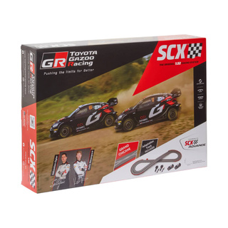 Toyota Gazoo Racing YARIS Rally1 1:32 SCX slot car racing set