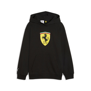 2026 Scuderia Ferrari F1 Italy Kids Large Logo Hoodie black