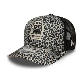 2026 Visa CashApp RB F1 Mens Leopard Trucker baseball cap black