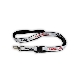 80th Rally Poland WRC Lanyard white