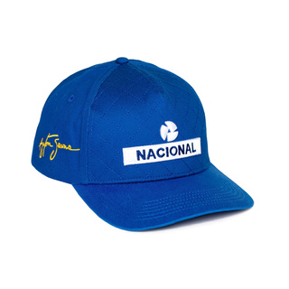 2026 Ayrton Senna Collection Nacional Quilted Mens baseball cap