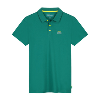 2026 Aston Martin Aramco F1 Mens Seasonal Polo shirt green