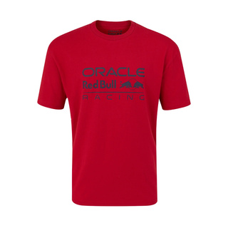 2026 Red Bull Racing F1 Mens Relaxed Logo t-shirt red