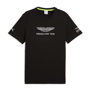 2026 Aston Martin Aramco F1 Mens Large Logo T-Shirt black