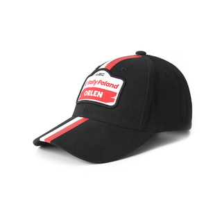 80th Rally Poland WRC Mens Stripe Baseball Cap black