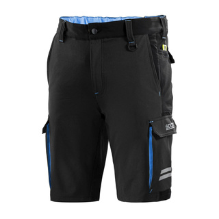 Sparco Italy TECH mechanic shorts black/blue