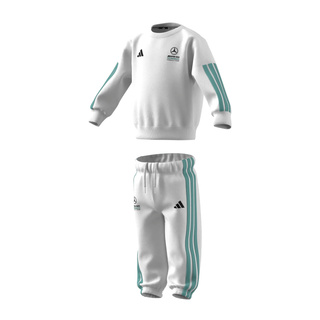 2026 Mercedes AMG Petronas F1 Baby DNA Longlseeve jogger set white
