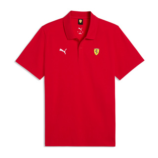 2026 Scuderia Ferrari F1 Italy Mens Logo Polo Shirt red