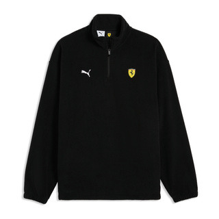 2026 Scuderia Ferrari F1 Italy Mens 1/4 Zip Sweatshirt black