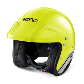 Sparco Italy J-PRO Open Face Helmet yellow-grey