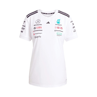 2025 Mercedes AMG Petronas F1 Ladies Team T-shirt white