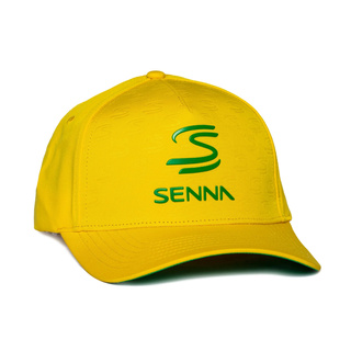 2026 Ayrton Senna Collection Mens Debossed Logo baseball cap yellow