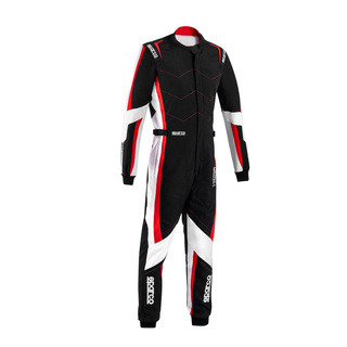 Sparco Italy KERB Karting Suit Black/Red (FIA)