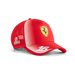 2026 Scuderia Ferrari F1 Italy Mens Team Charles Leclerc Trucker Baseball Cap