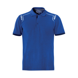 Men's Sparco PORTLAND blue polo shirt