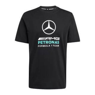 2026 Mercedes AMG Petronas F1 Mens Large Logo T-shirt black