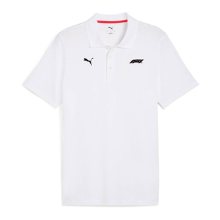 2026 Formula 1 Mens Small Logo polo shirt white