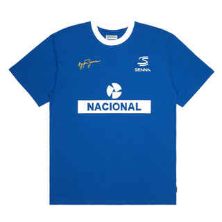 2026 Ayrton Senna F1 Collection Mens Nacional Ringer T-Shirt