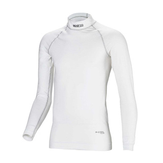 Sparco Italy SHIELD RW-9 longsleeve top white (with FIA homologation)