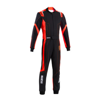 Sparco Italy THUNDER Kids Karting Suit Black/Red (FIA)