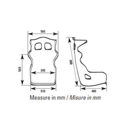 OMP Italy RS-PT 2 MY14 Racing Seat (with FIA homologation)