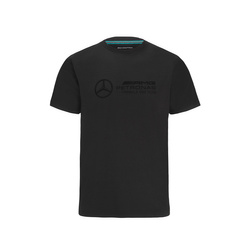  Mercedes Germany AMG F1 Mens Stealth Logo T-shirt Black