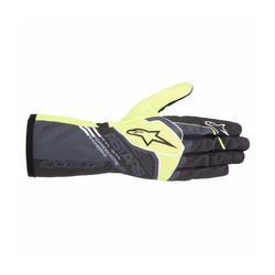 Alpinestars Italy TECH-1 K RACE V2 CORPORATE Karting Gloves Grey-Yellow