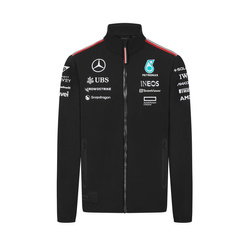 2024 Mercedes AMG Petronas F1 Men's Team Black Softshell