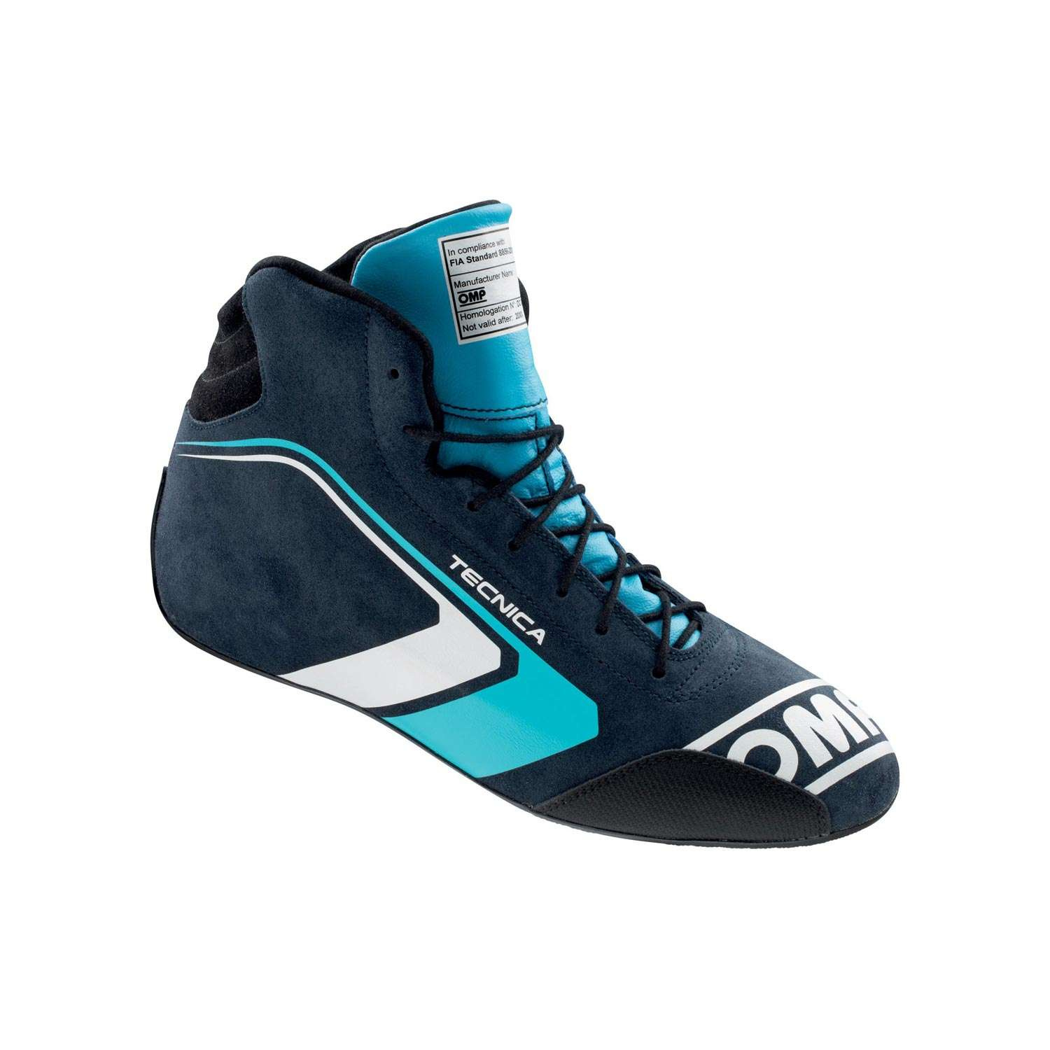 OMP Italy TECNICA MY21 Racing Shoes Navy Blue FIA Navy Blue from OMP Racing product ID 17335 Shoes with FIA homologation online store TopRacingShop