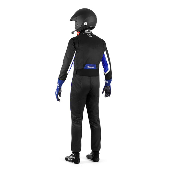 Sparco Italy SPRINT PRO MY25 Race Suit Black-Blue (FIA)