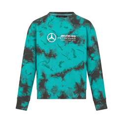 2024 Mercedes AMG Petronas F1 Men's Tie Dye Crew Neck Sweatshirt