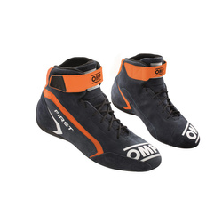 OMP Italy FIRST MY21 Racing Shoes navy blue/orange (FIA)