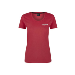 2021 Porsche Germany Ladies Logo T-Shirt Red