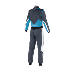 Alpinestars Italy GP PRO COMP V2 Race Suit Grey/Blue (FIA)