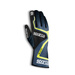 Sparco Italy RUSH MY20 Karting Gloves grey-yellow