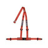 Sparco Italy CLUB H-3 3-points Safety Harness red (ECE)