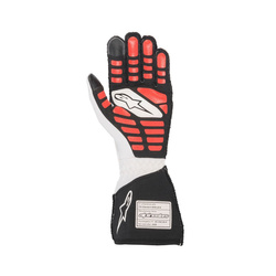 Alpinestars Italy Tech-1 ZX V2 Racing Gloves White (FIA)