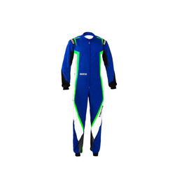 Sparco Italy KERB MY20 Karting Suit blue/green (with homologation CIK-FIA)