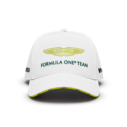 2024 Aston Martin Aramco F1 Team White Baseball Cap