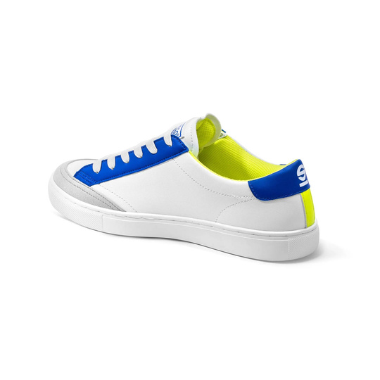 Sparco Italy S-Time Shoes White-Blue-Yellow
