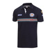 Men's Sparco Martini Stripe navy polo shirt