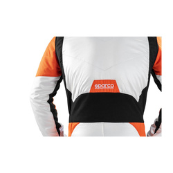 Sparco Italy Competition MY22 Racing Suit white-orange (FIA)