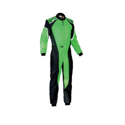 OMP Italy KS-3 MY19 Kids Karting Suit green (with CIK FIA homologation)