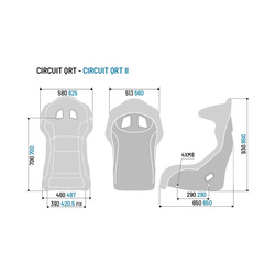 Sparco Racing Seat CIRCUIT QRT MY20 (Approved FIA 8855-1999)