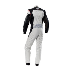 OMP Italy FIRST-EVO MY20 Racing Suit Silver (FIA homologation)