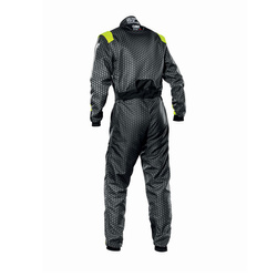 OMP Italy KS-3 ART Karting Suit Black/Yellow (CIK-FIA)