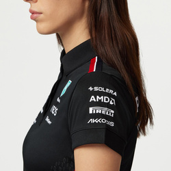  Mercedes AMG Germany F1 Ladies Team Polo Shirt Black