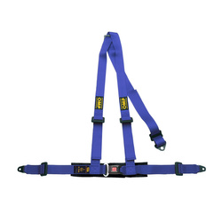 OMP Italy Road 3 - points Safety Belts ECE, DA504 Blue