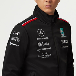  Mercedes AMG Germany F1 Team Mens Softshell Jacket Black